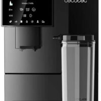 Cecotec Cafetière Superautomatique Cremmaet Compactccino. 1350 W, Thermoblock, Pompe à Pression de 19 bars, Système Plug&Play, Réservoir de Café avec Moulin Intégré, Nettoyage Automatique